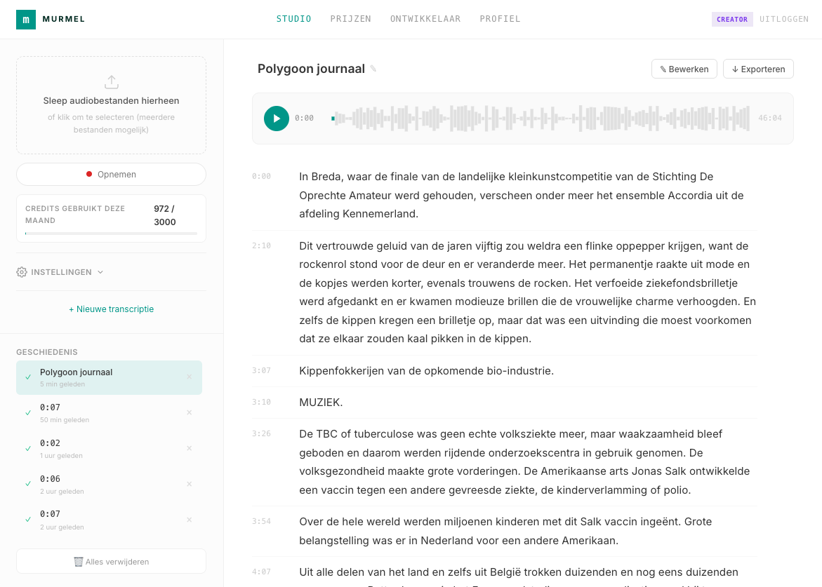 Murmel Studio Desktop App